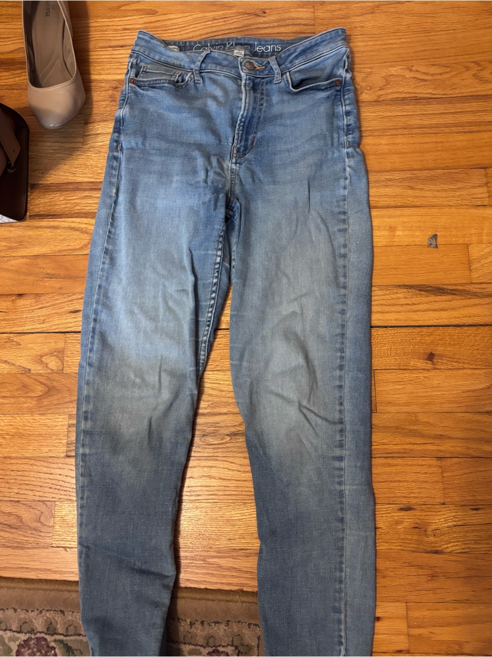 Calvin Klein Medium Wash Women’s High Rise Ankle Skinny Jeans Size 6